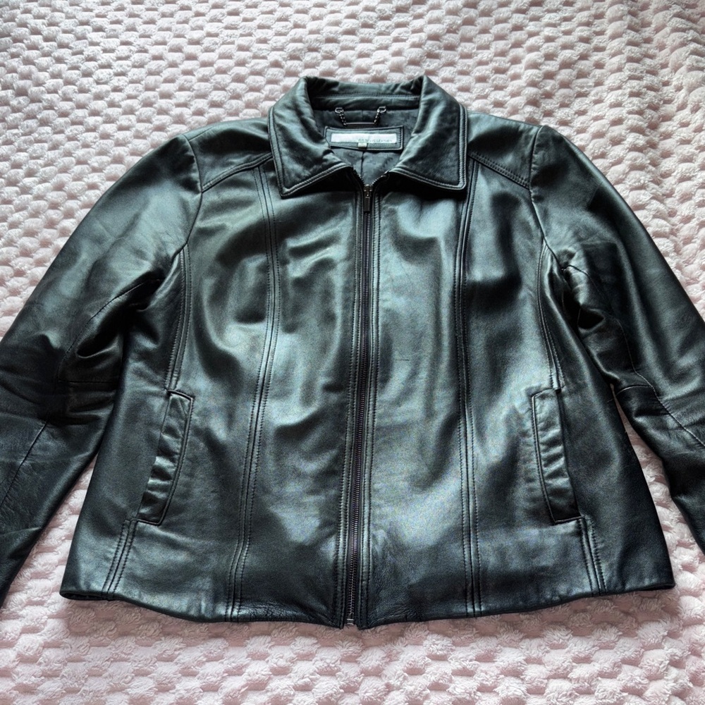 Leather jacket